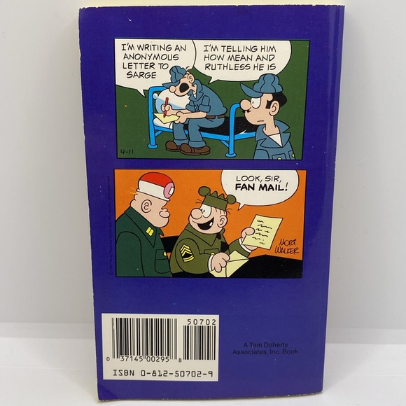 Beetle Bailey in Beetle Mania! By Mort Walker Scarce Rare Tor Humor Paperback - Picture 3 of 10